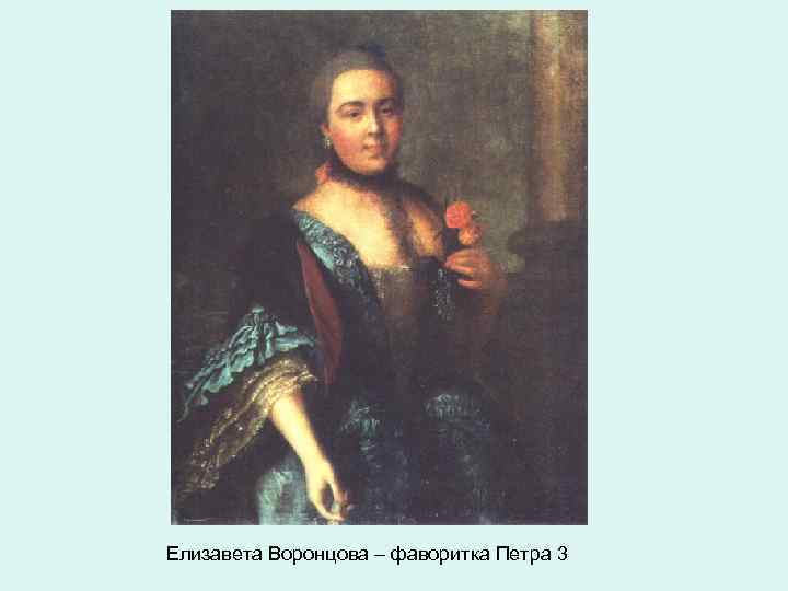 Елизавета Воронцова – фаворитка Петра 3 