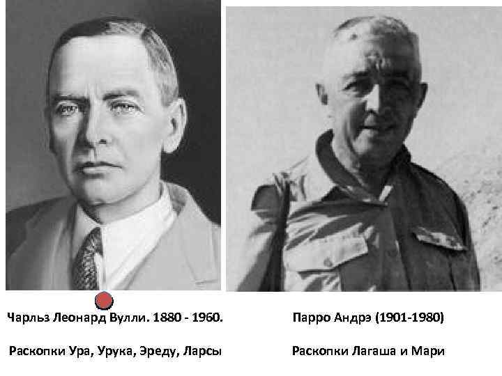 Чарльз Леонард Вулли. 1880 - 1960. Парро Андрэ (1901 -1980) Раскопки Ура, Урука, Эреду,