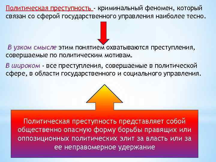 Политическая преступность