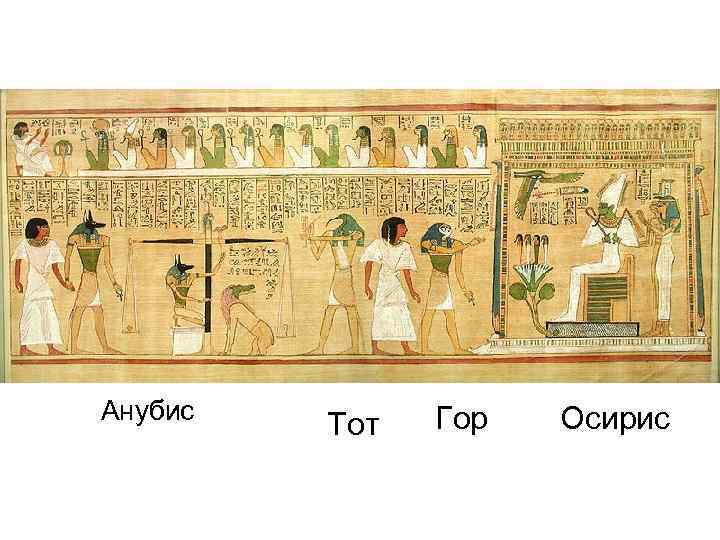 Анубис Тот Гор Осирис 