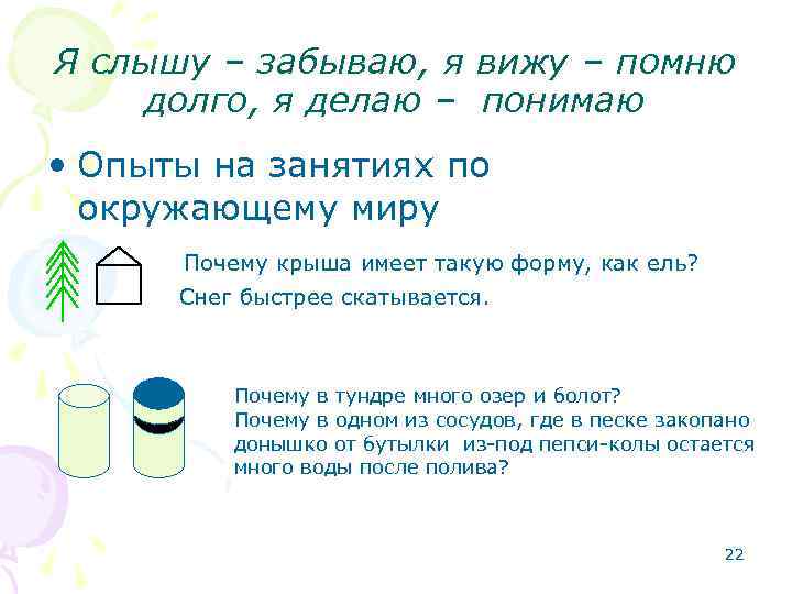 Я слышу – забываю, я вижу – помню долго, я делаю – понимаю •