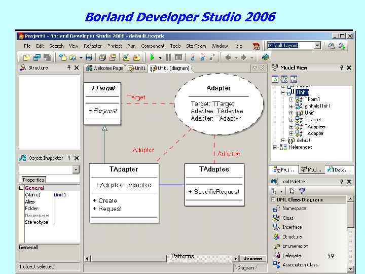 Borland Developer Studio 2006 Patterns 59 