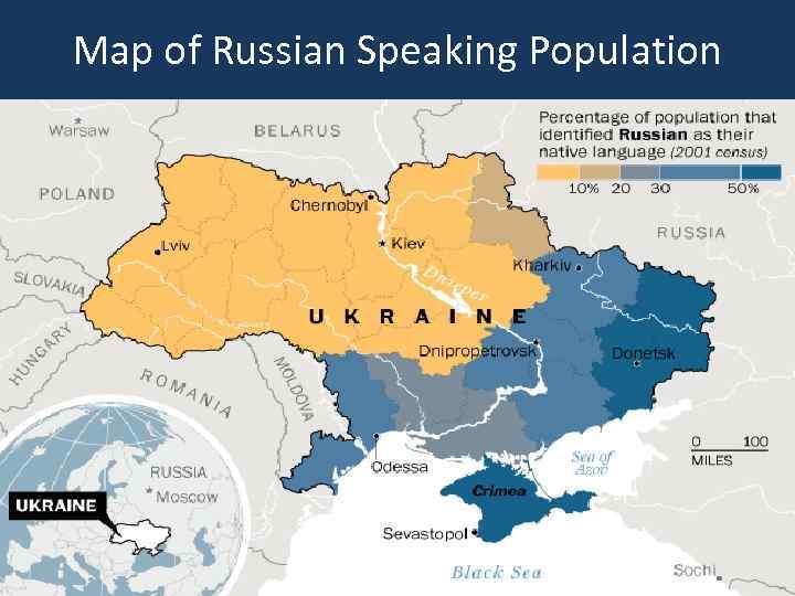 Map of Russian Speaking Population 