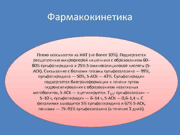 Фармакокинетика Плохо всасывается из ЖКТ (не более 10%). Подвергается расщеплению микрофлорой кишечника с образованием
