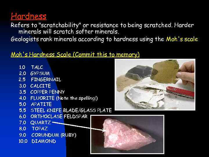 Hardness Refers to 