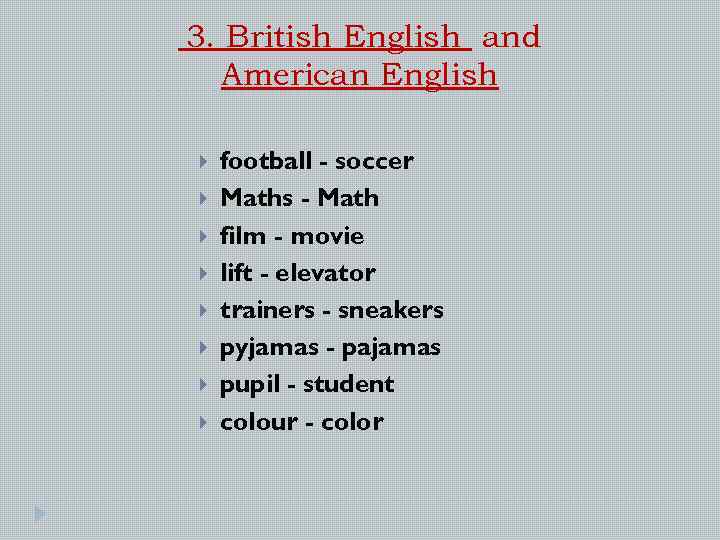 3. British English and American English football - soccer Maths - Math film -