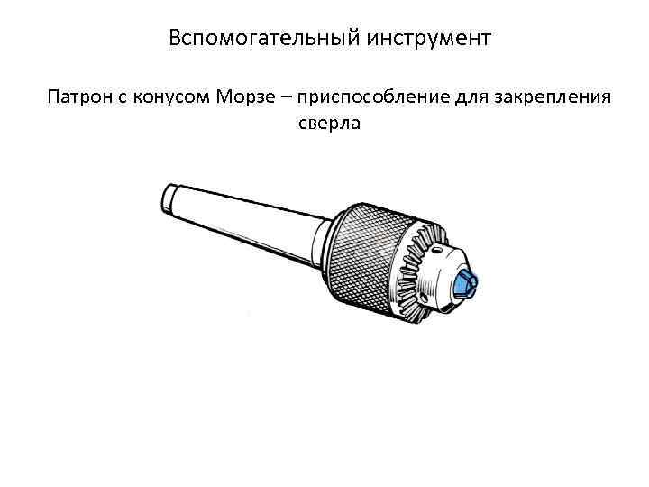 Вспомогательный инструмент Патрон с конусом Морзе – приспособление для закрепления сверла 