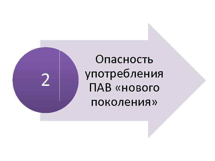 2 Опасность употребления ПАВ «нового поколения» 