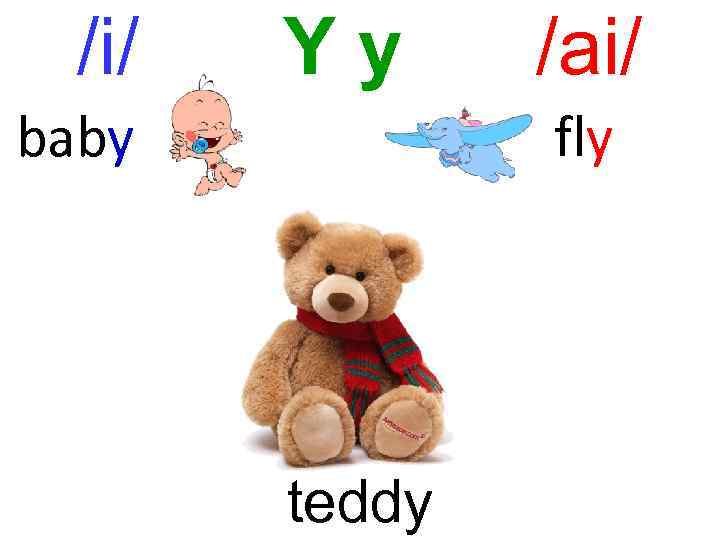 /i/ Yy baby /ai/ fly teddy 