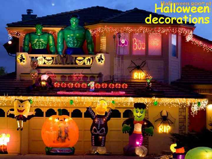 Halloween decorations 