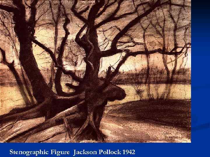 Stenographic Figure Jackson Pollock 1942 