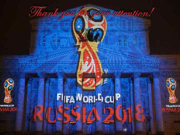 Thank you for your attention! 