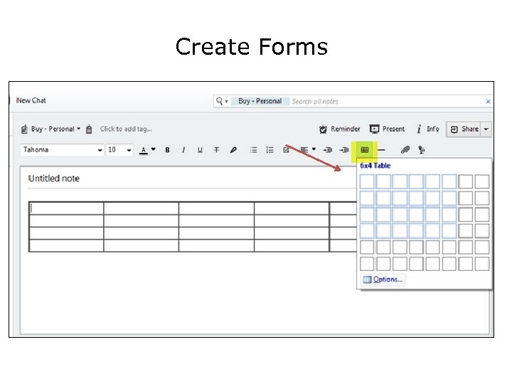 Create Forms 