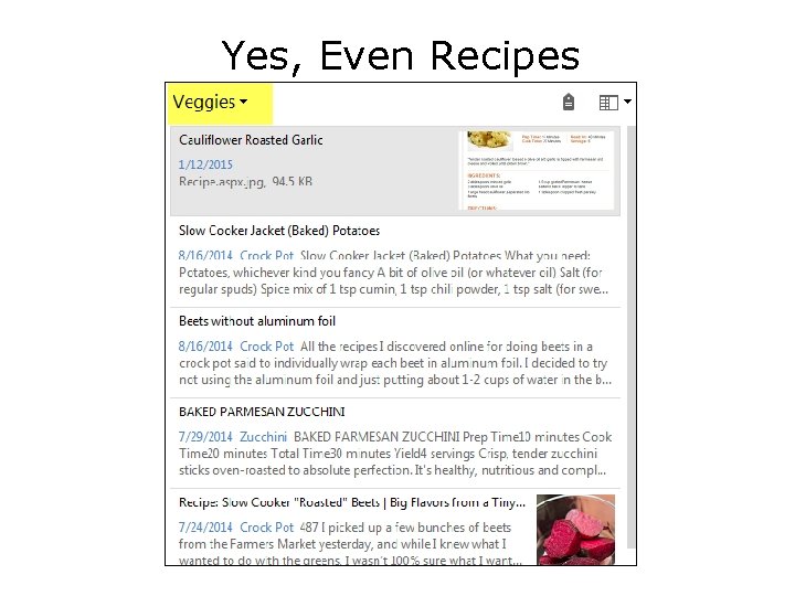 Yes, Even Recipes 