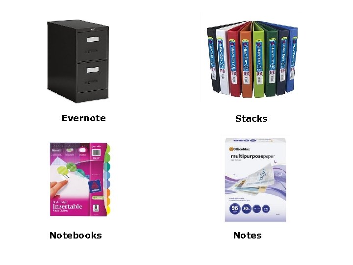 Evernote Notebooks Stacks Notes 