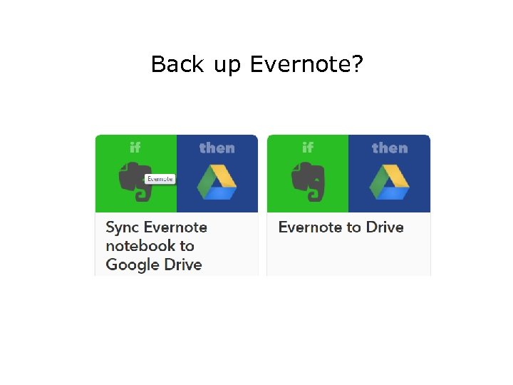 Back up Evernote? 