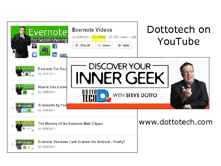 Dottotech on You. Tube www. dottotech. com 