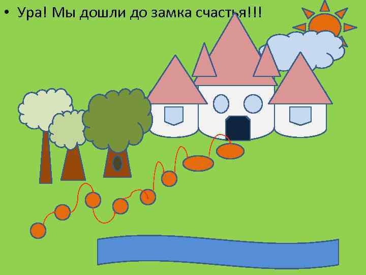  • Ура! Мы дошли до замка счастья!!! Ура! мы дошли до замка счастья!!!