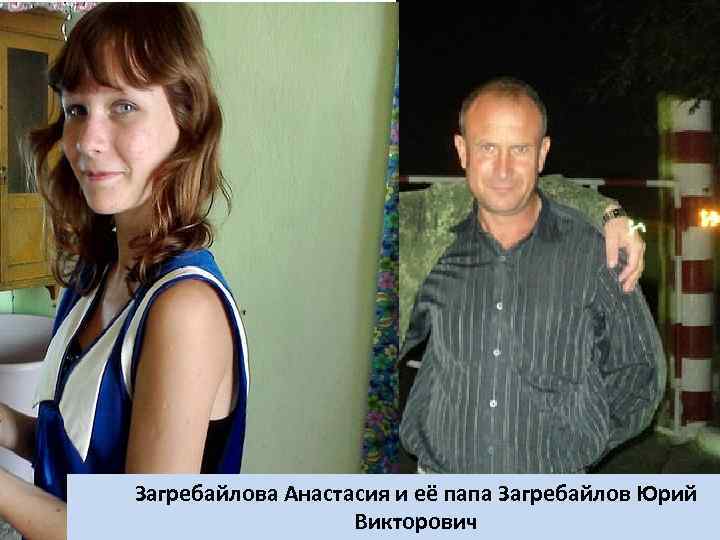 Загребайлова Анастасия и её папа Загребайлов Юрий Викторович 