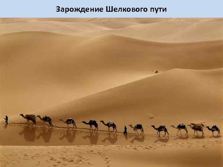 Зарождение Шелкового пути 