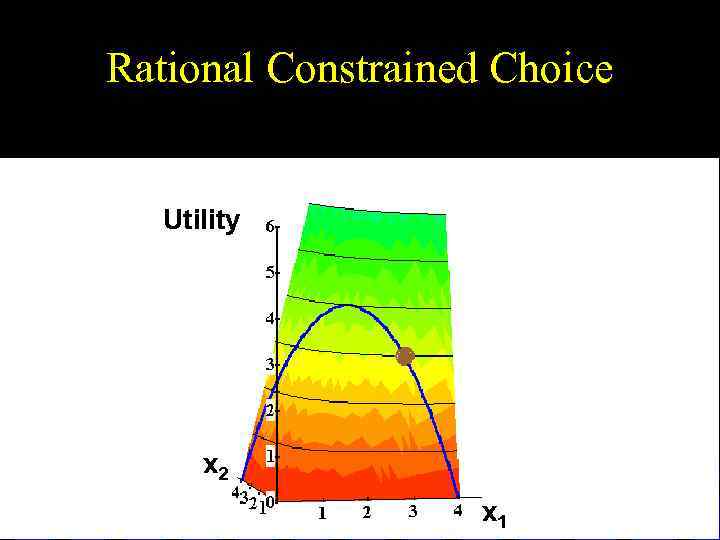 Rational Constrained Choice Utility x 2 x 1 