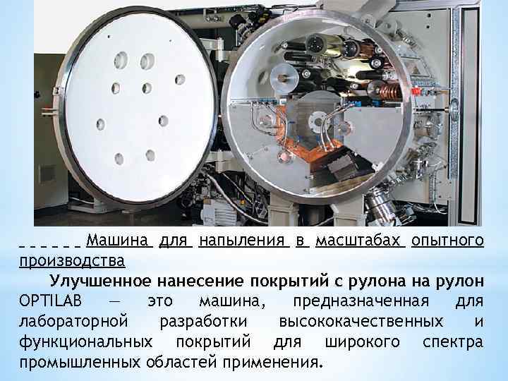 Машина для напыления в масштабах опытного производства Улучшенное нанесение покрытий с рулона на рулон