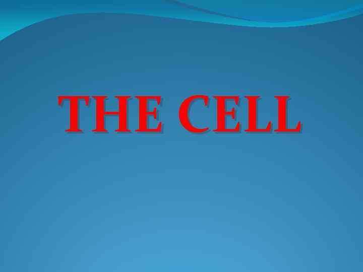 THE CELL 