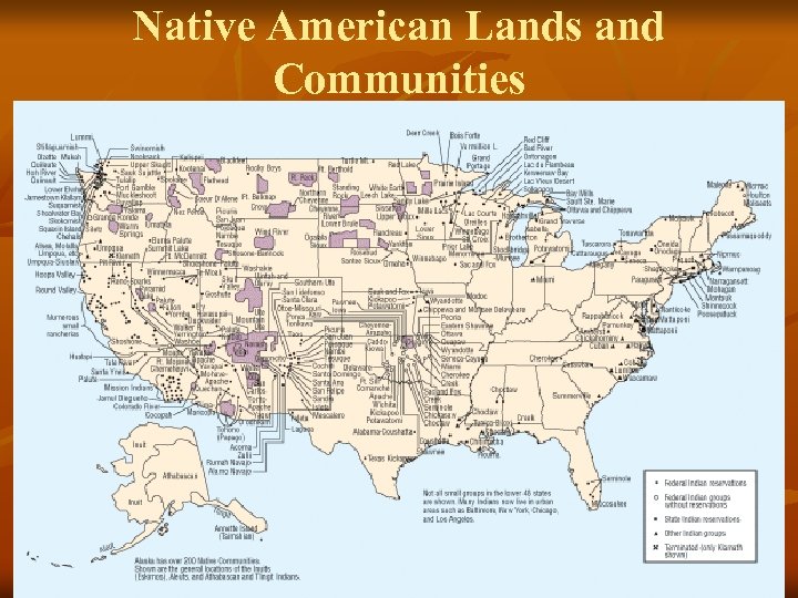 Native American Lands and Communities 