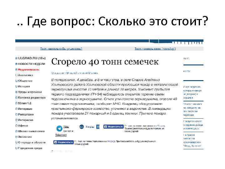 . . Где вопрос: Сколько это стоит? 