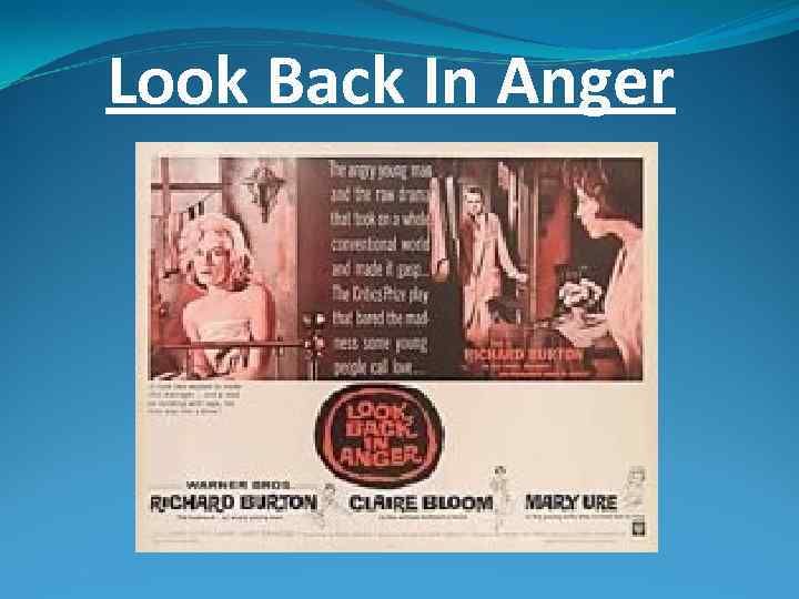 Look Back In Anger 