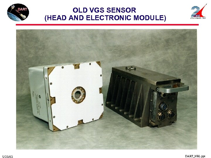 OLD VGS SENSOR (HEAD AND ELECTRONIC MODULE) DART_NRL. ppt 