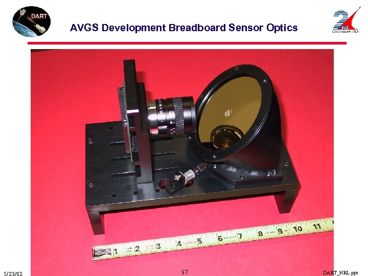 AVGS Development Breadboard Sensor Optics 37 DART_NRL. ppt 