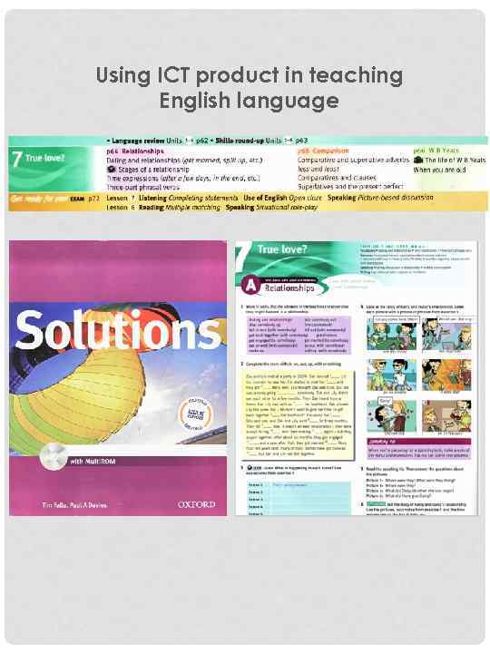 Using ICT product in teaching English language 