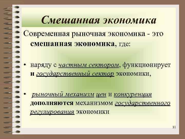 Экономика современного рынка