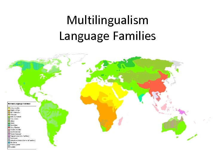 Multilingualism Language Families 