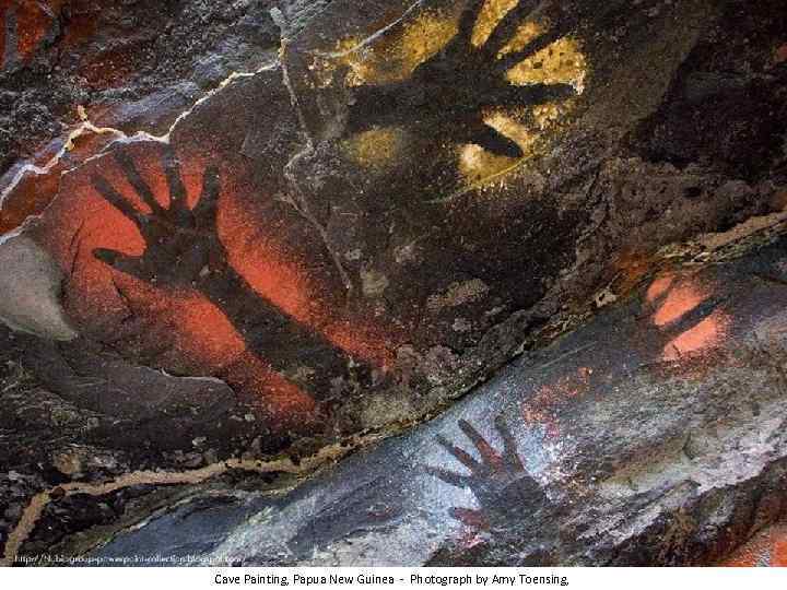 Cave Painting, Papua New Guinea - Photograph by Amy Toensing, 