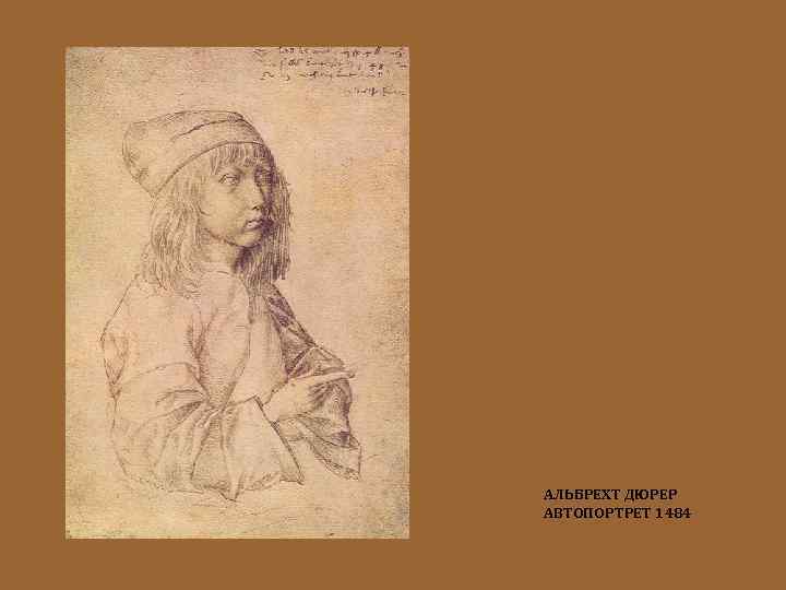 АЛЬБРЕХТ ДЮРЕР АВТОПОРТРЕТ 1484 