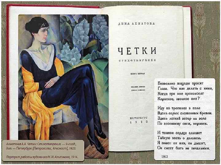 1914 — КНИГА «ЧОТКИ» , ПРИНЕСЛА ЇЙ СЛАВУ. 