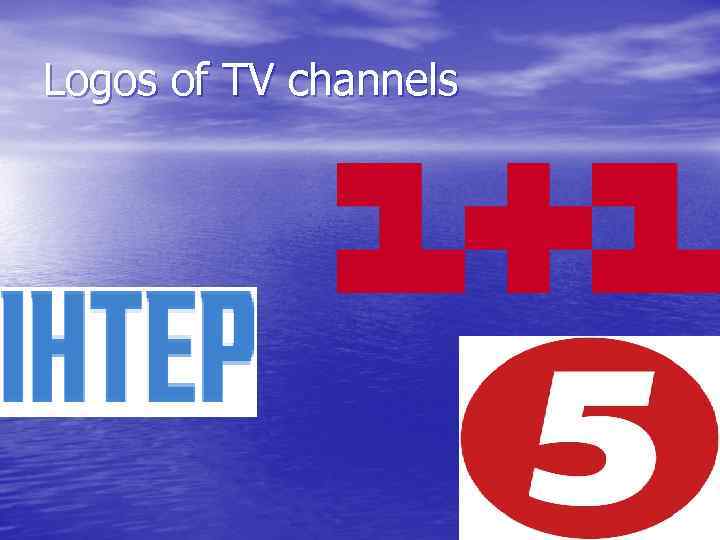 Logos of TV channels 