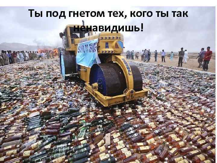 Ты под гнетом тех, кого ты так ненавидишь! 