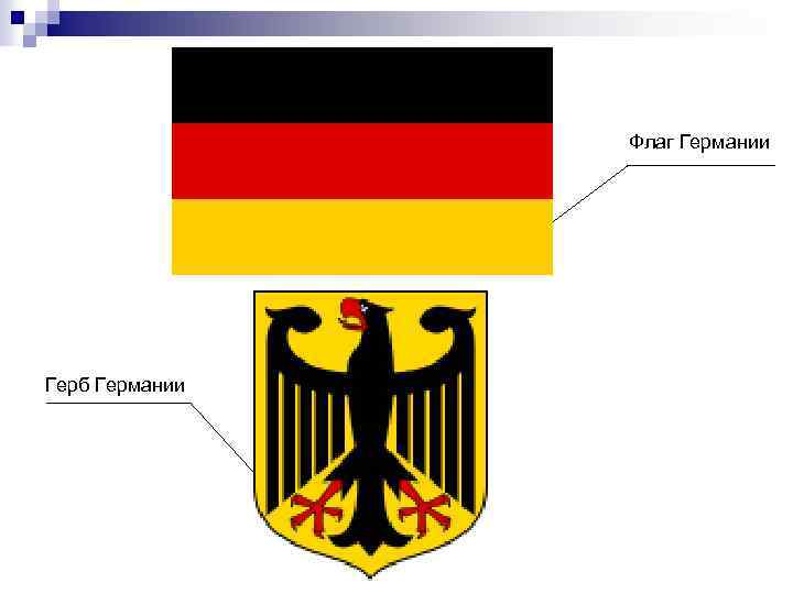 Флаг Германии Герб Германии 