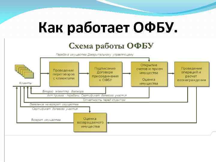 Как работает ОФБУ. 