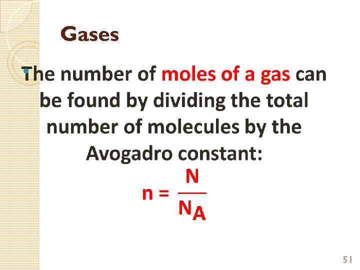 Gases 51 