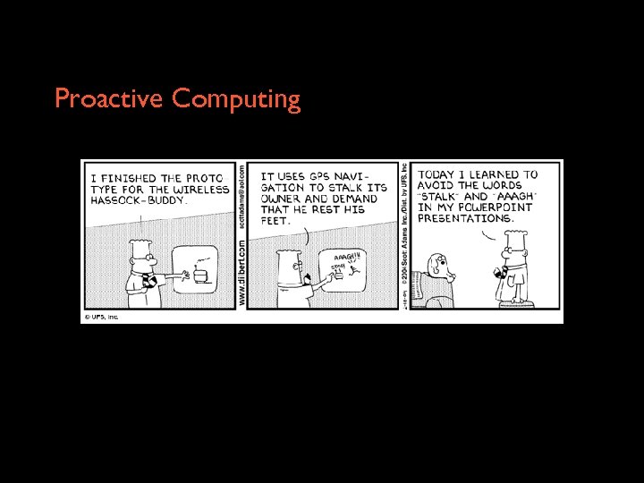 Proactive Computing 