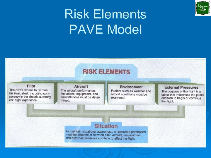 Risk Elements PAVE Model 