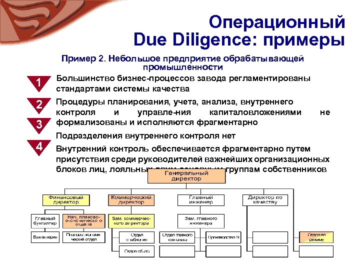 Дью дилидженс образец