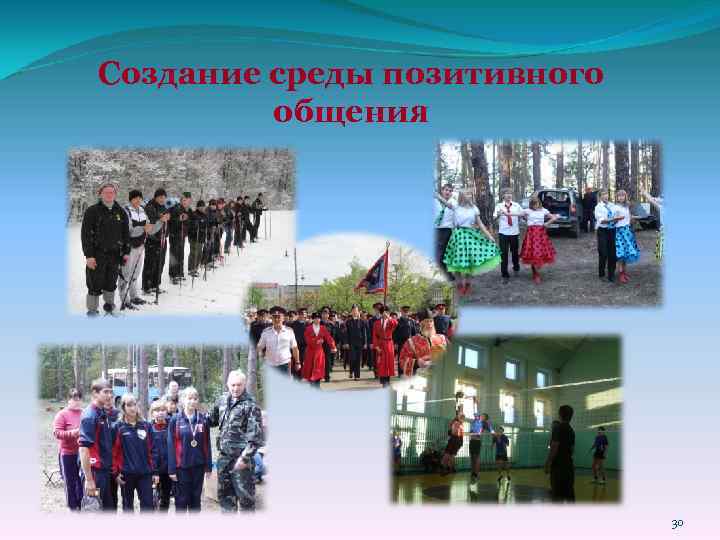 Создание среды позитивного общения 30 