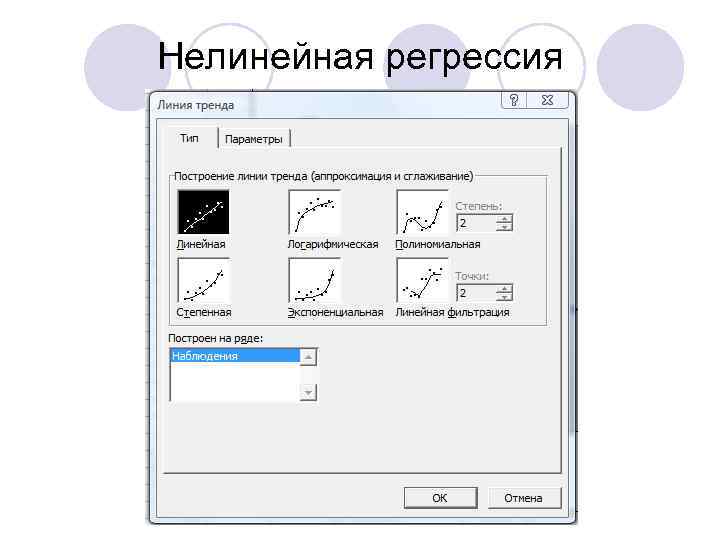 Нелинейная регрессия 