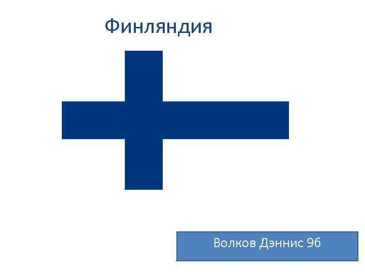 Финляндия Волков Дэннис 9 б 