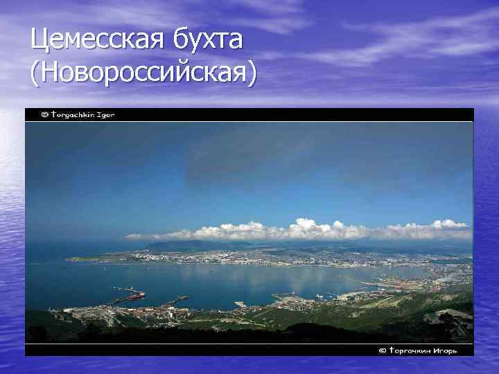 Цемесская бухта (Новороссийская) 